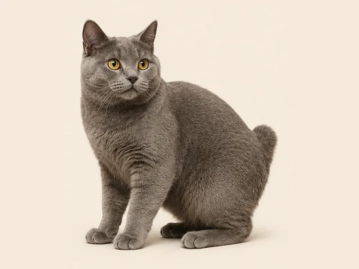 Illustration of an American Bobtail