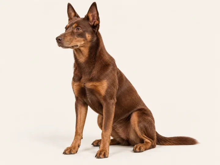Illustration of an Australian Kelpie