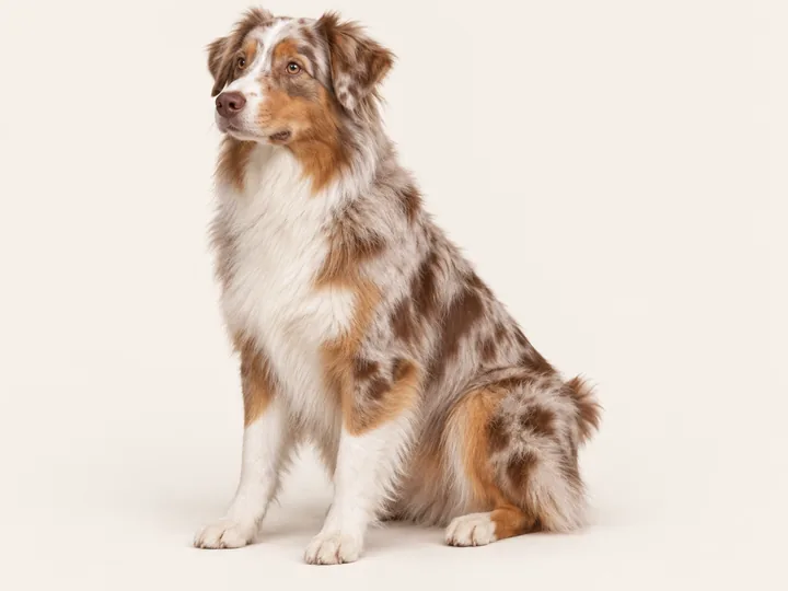 Illustration of an Australian Shepherd