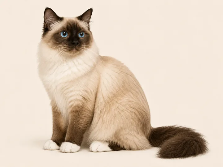Illustration of a Birman