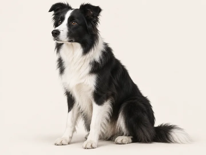 Illustration of a Border Collie