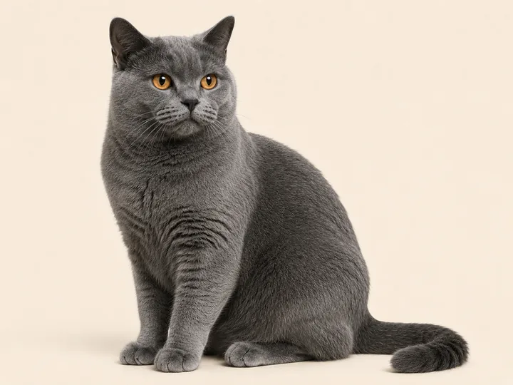 Illustration of a Chartreux