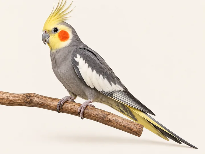 Illustration of a Cockatiel