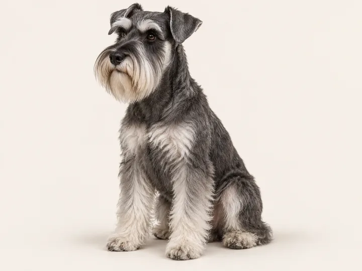 Illustration of a Miniature Schnauzer