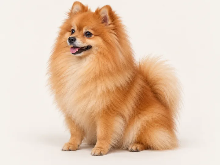 Illustration of a Pomeranian