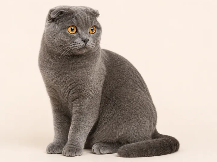 Illustration of a Scottish Fold